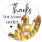 THANKS FOR YOUR ORDER - CRYSTAL STICKERS
