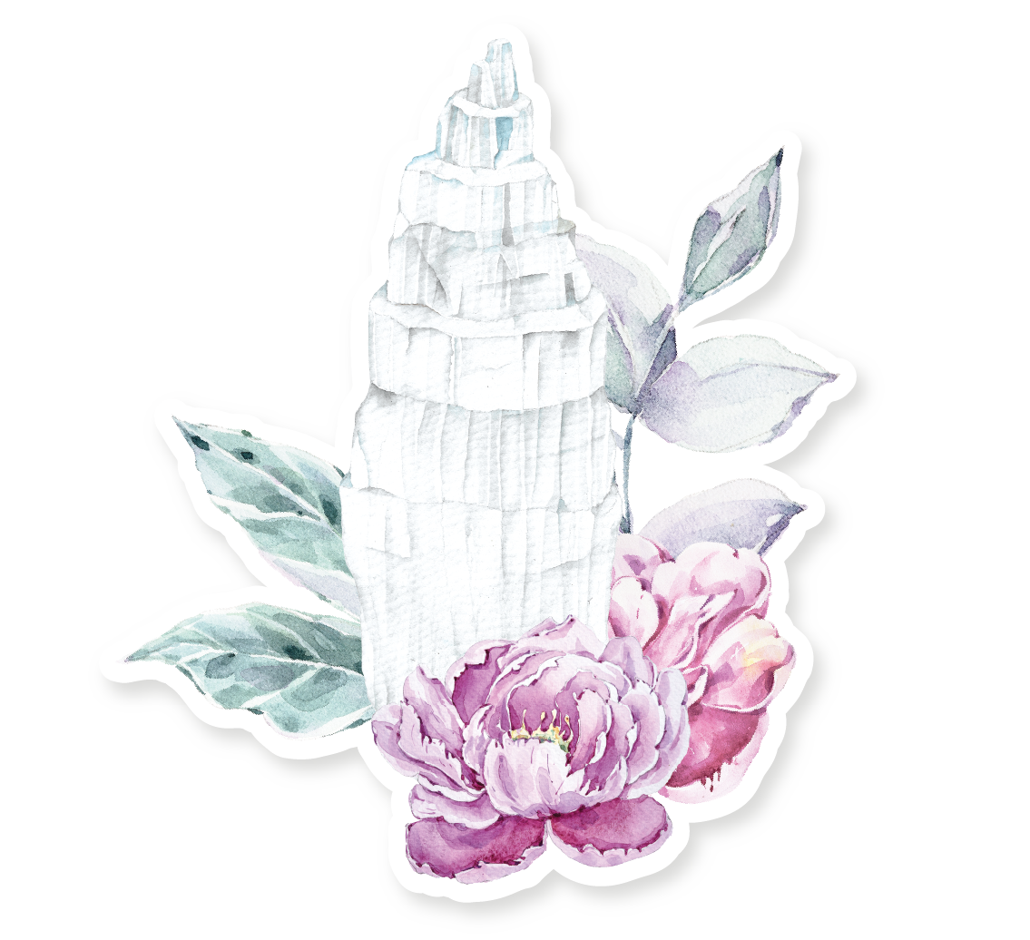 FLORAL CRYSTAL STICKERS