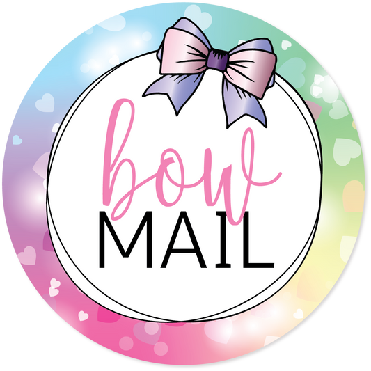 BOW MAIL STICKERS