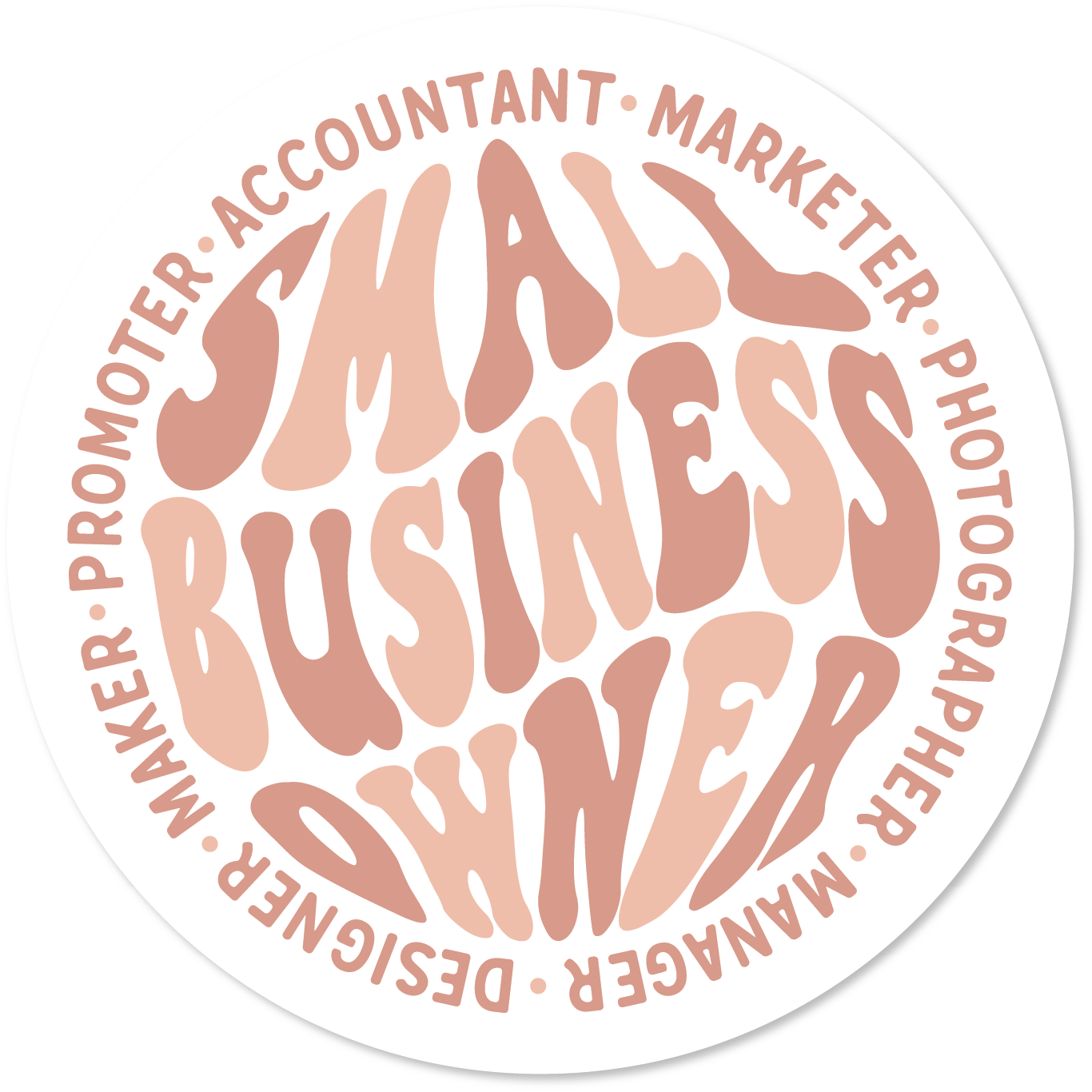 NEUTRAL SMALL BUSINESS STICKERS