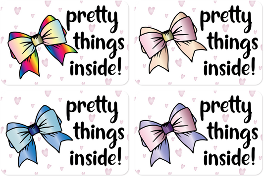 PRETTY THINGS INSIDE - BOW STICKERS